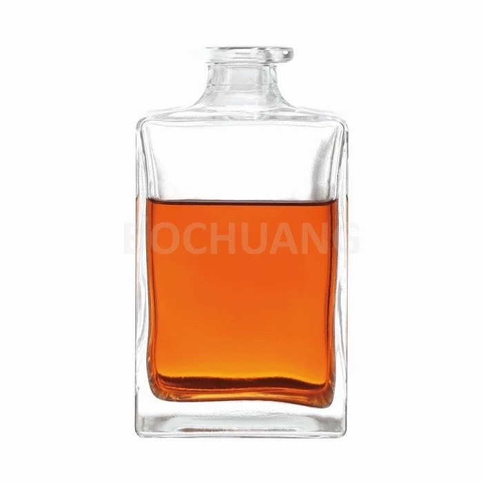 500ml Clear Glass Whiskey Bottle suppliers