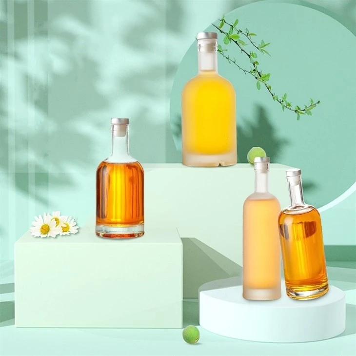Frosted Liquor Glass Bottle factory