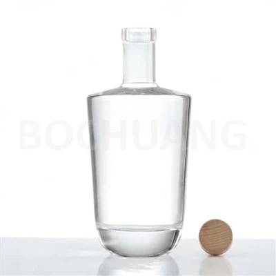 Botella Espíritu de Vidrio Con Tapón